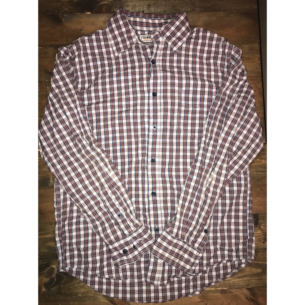 Plaid button up